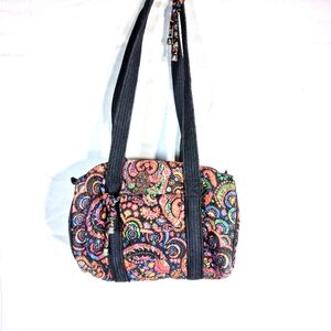 Wild Donna Sharp Boho/Hippie/Gothcore Quilted Over the Shoulder Purse/Tote